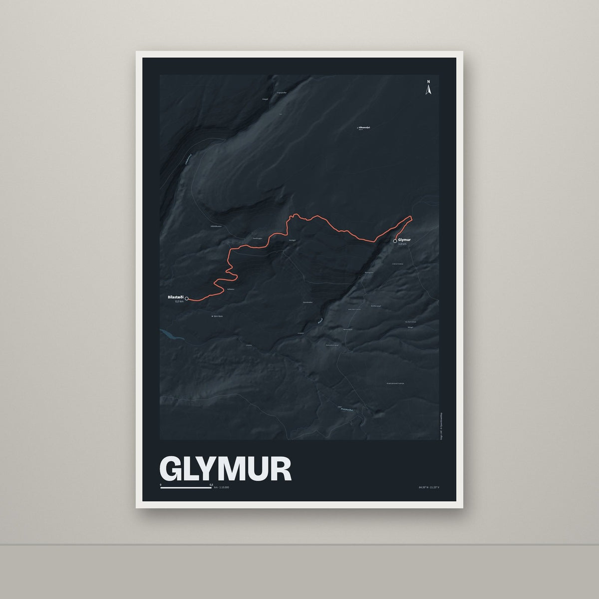 Glymur – Nótt, rauður