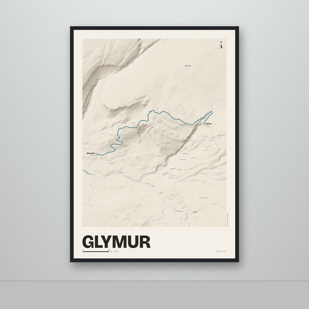 Glymur – Sandur, blár