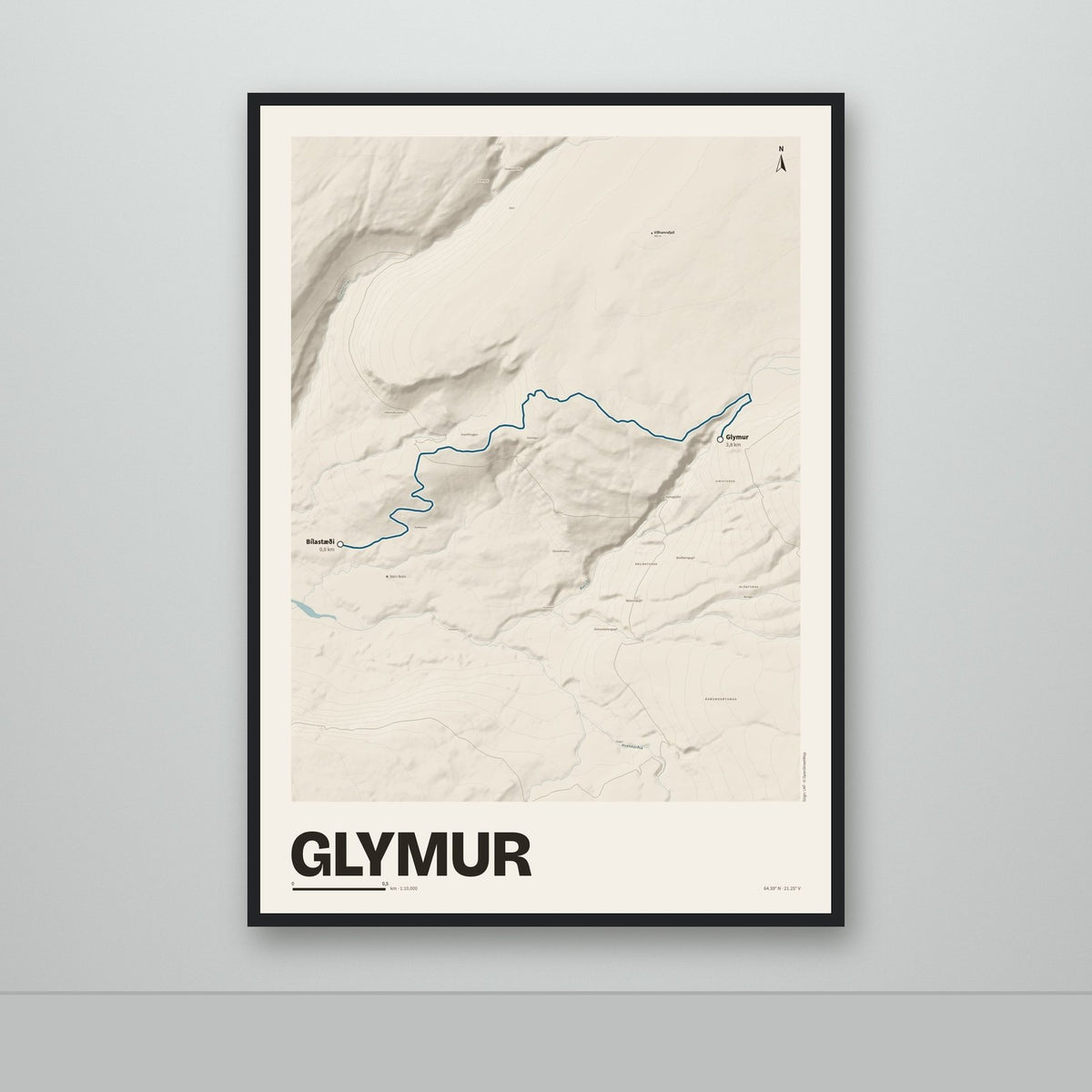 Glymur – Sandur, blár