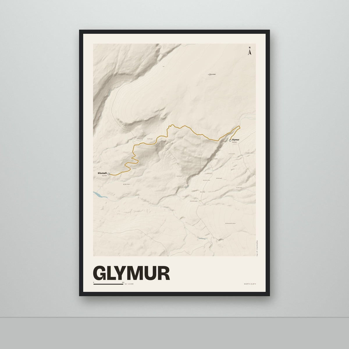 Glymur – Sandur, okkurgulur