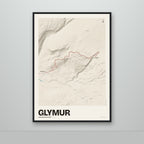 Glymur – Sandur, rauður