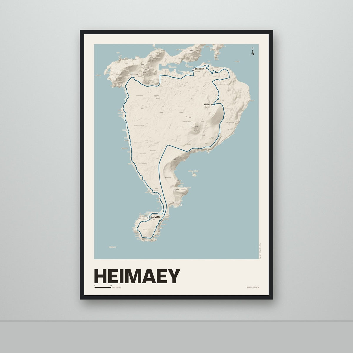 Heimaey – Sandur, blár
