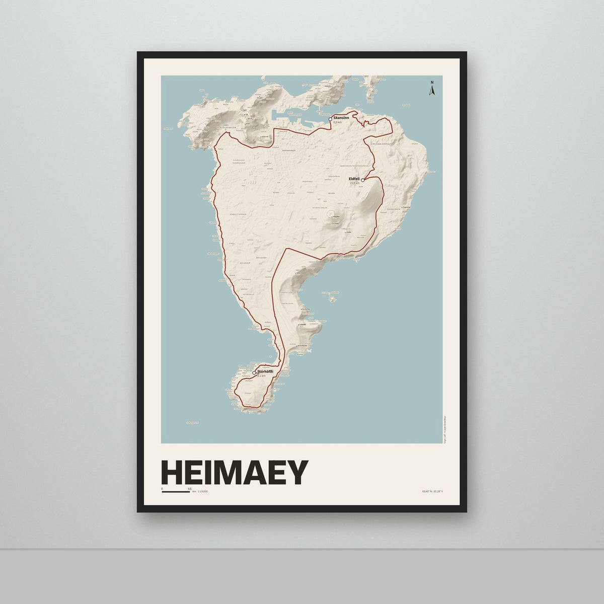 Heimaey – Sandur, rauður