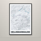 Hellismannaleið – Ljóst, lúpínufjólublár