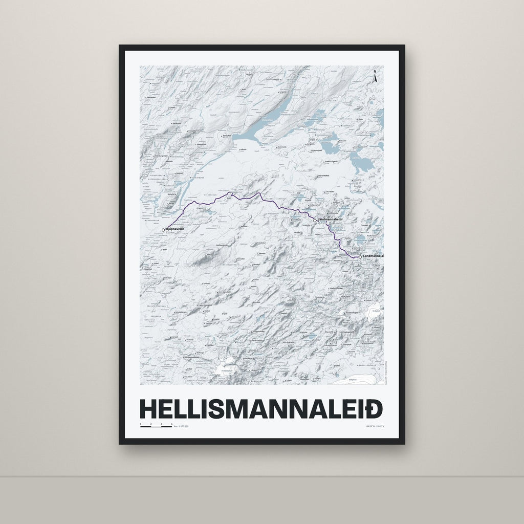 Hellismannaleið – Ljóst, lúpínufjólublár