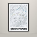 Hellismannaleið – Ljóst, okkurgulur