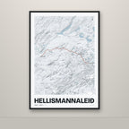 Hellismannaleið – Ljóst, rauður
