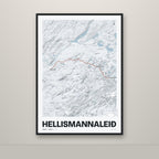 Hellismannaleið – Ljóst, rauður