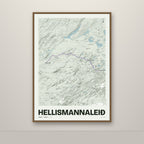 Hellismannaleið – Mosi, lúpínufjólublár
