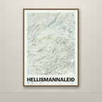 Hellismannaleið – Mosi, okkurgulur
