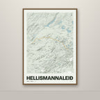 Hellismannaleið – Mosi, okkurgulur