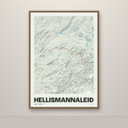 Hellismannaleið – Mosi, rauður