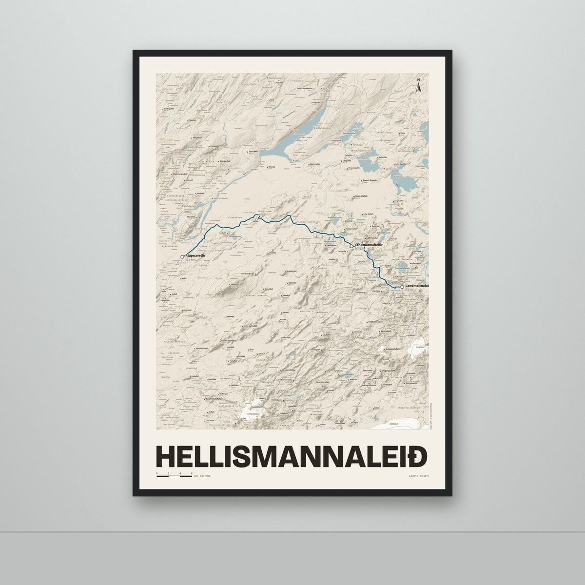 Hellismannaleið – Sandur, blár