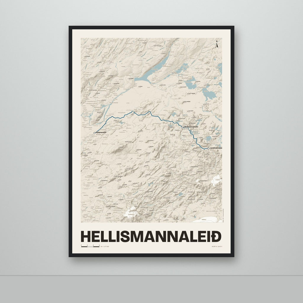 Hellismannaleið – Sandur, blár