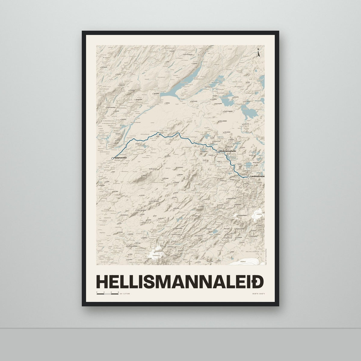 Hellismannaleið – Sandur, blár