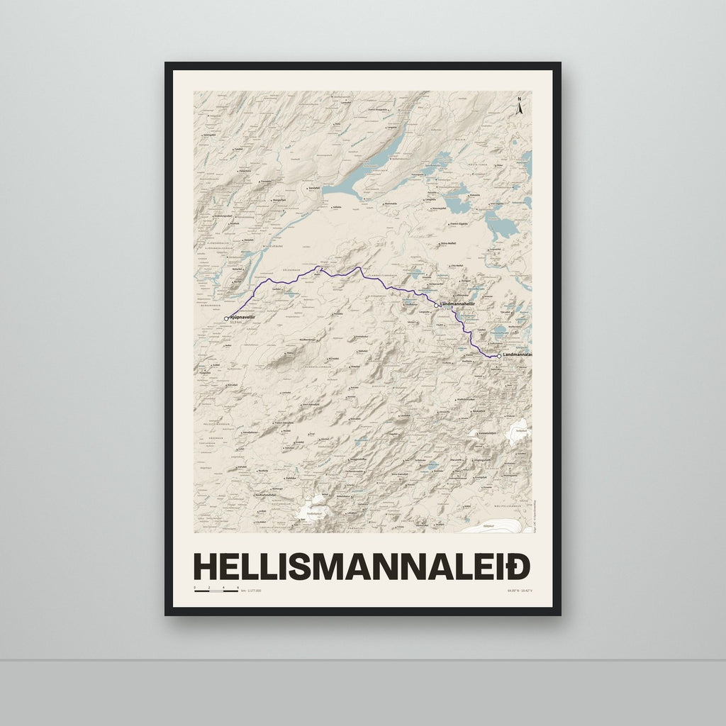 Hellismannaleið – Sandur, lúpínufjólublár