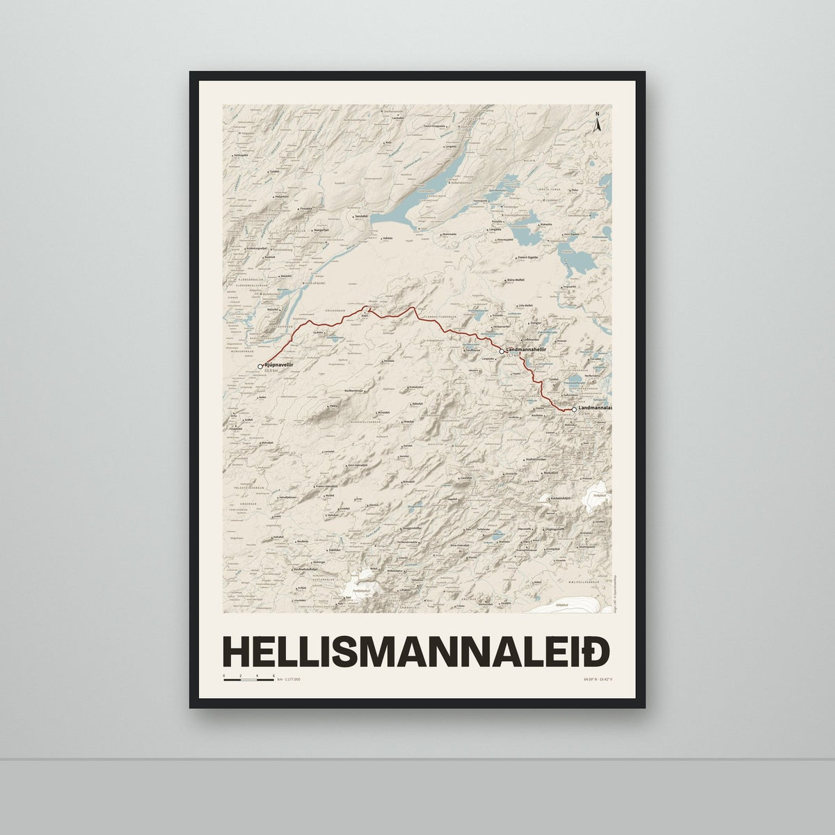 Hellismannaleið – Sandur, rauður