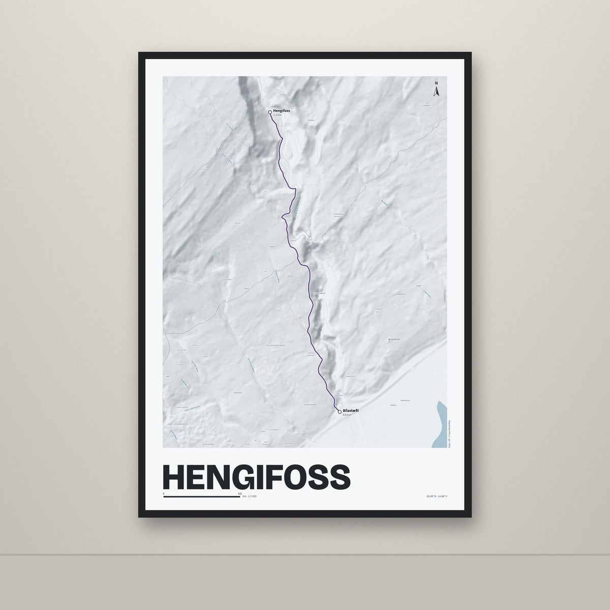 Hengifoss – Ljóst, lúpínufjólublár