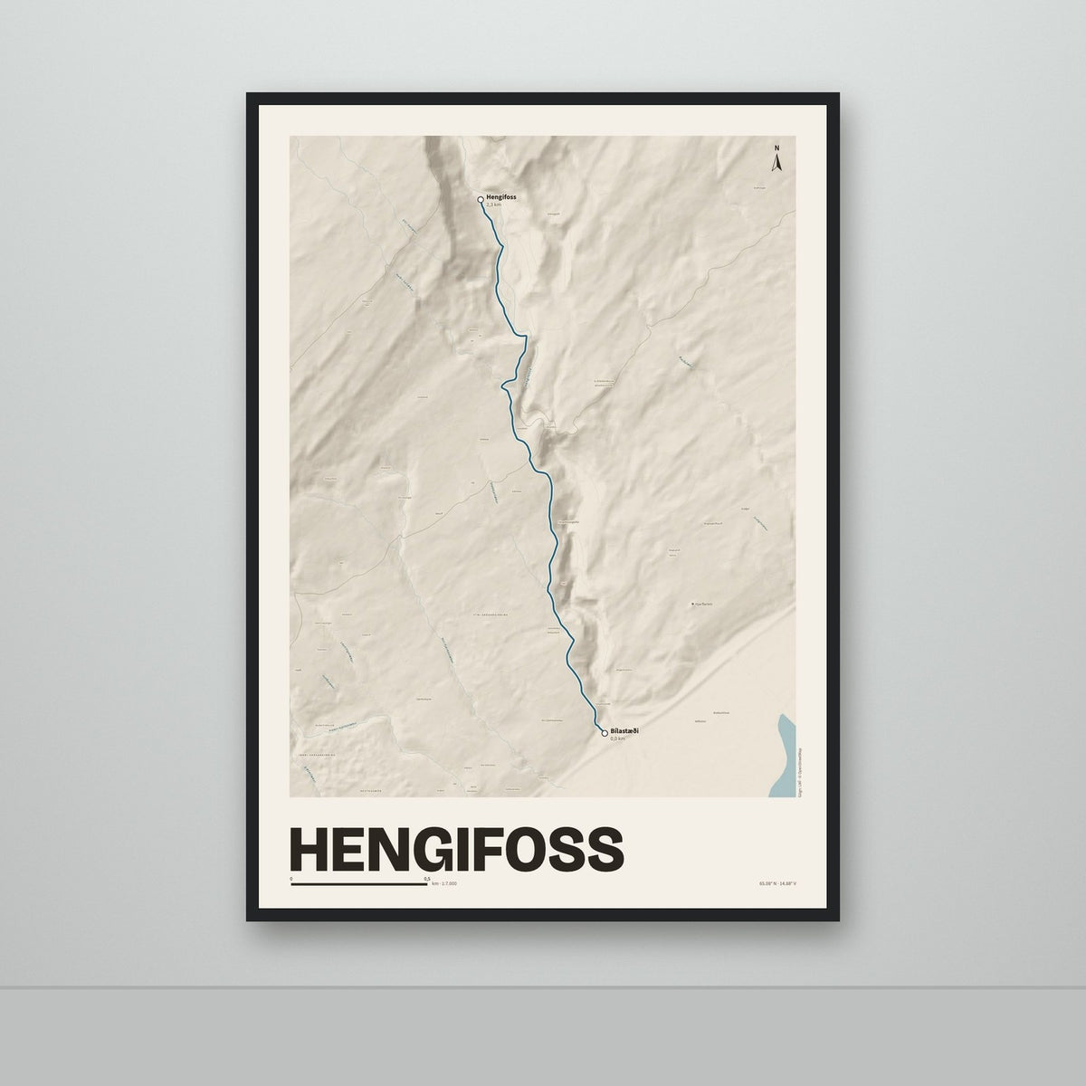 Hengifoss – Sandur, blár