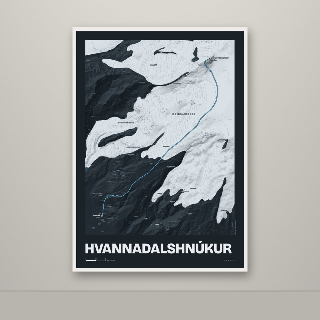 Hvannadalshnúkur – Nótt, blár