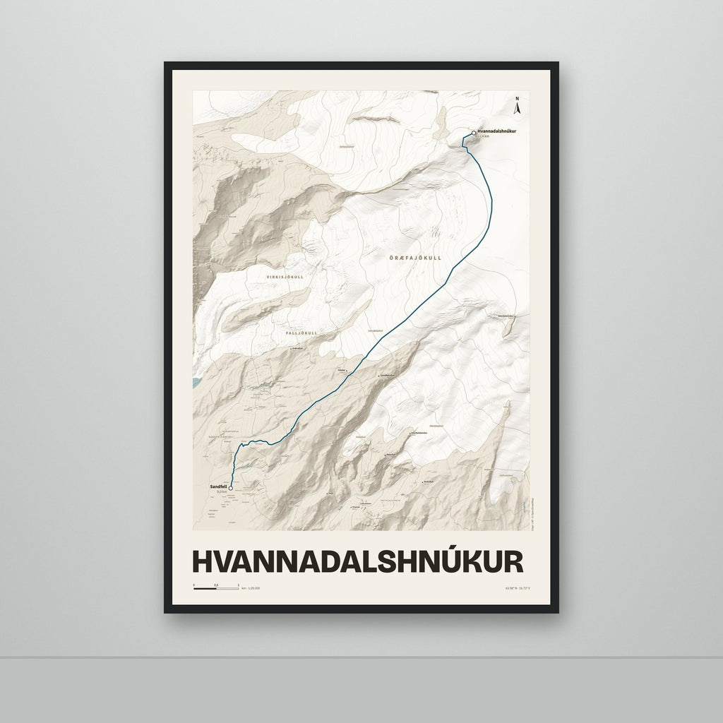 Hvannadalshnúkur – Sandur, blár