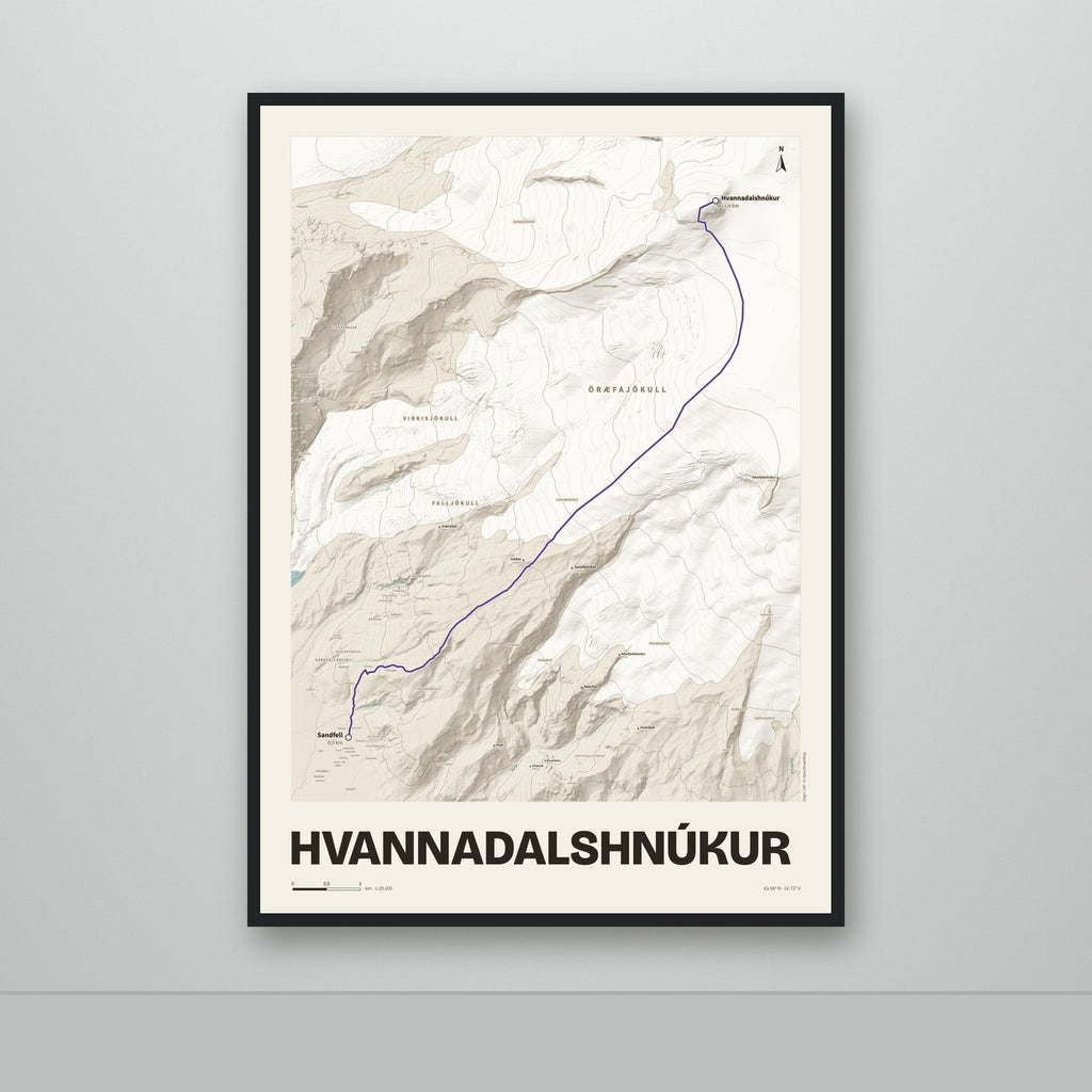 Hvannadalshnúkur – Sandur, lúpínufjólublár