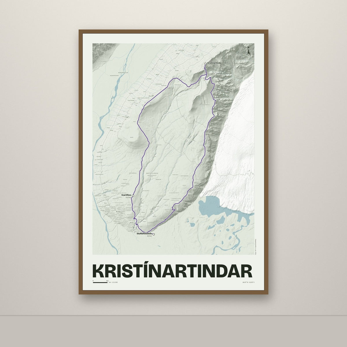 Kristínartindar – Mosi, lúpínufjólublár
