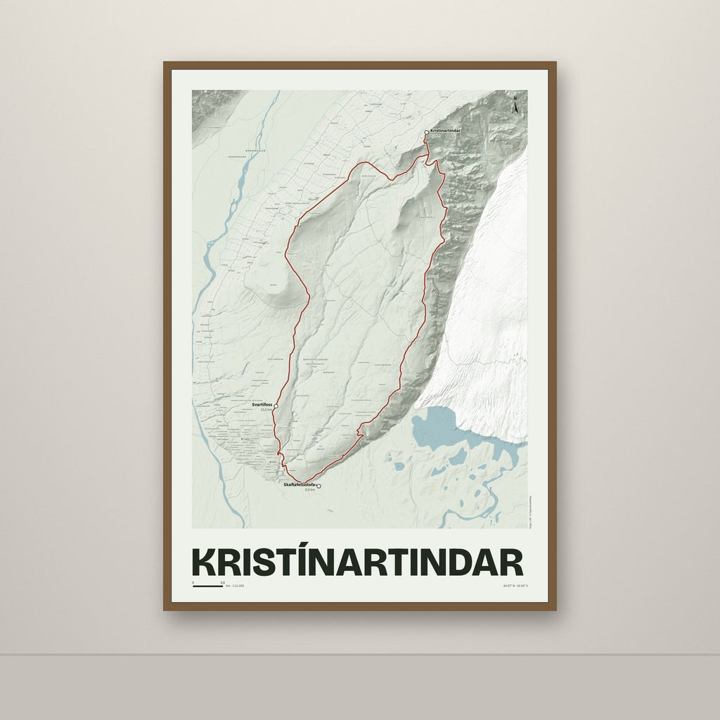 Kristínartindar – Mosi, rauður