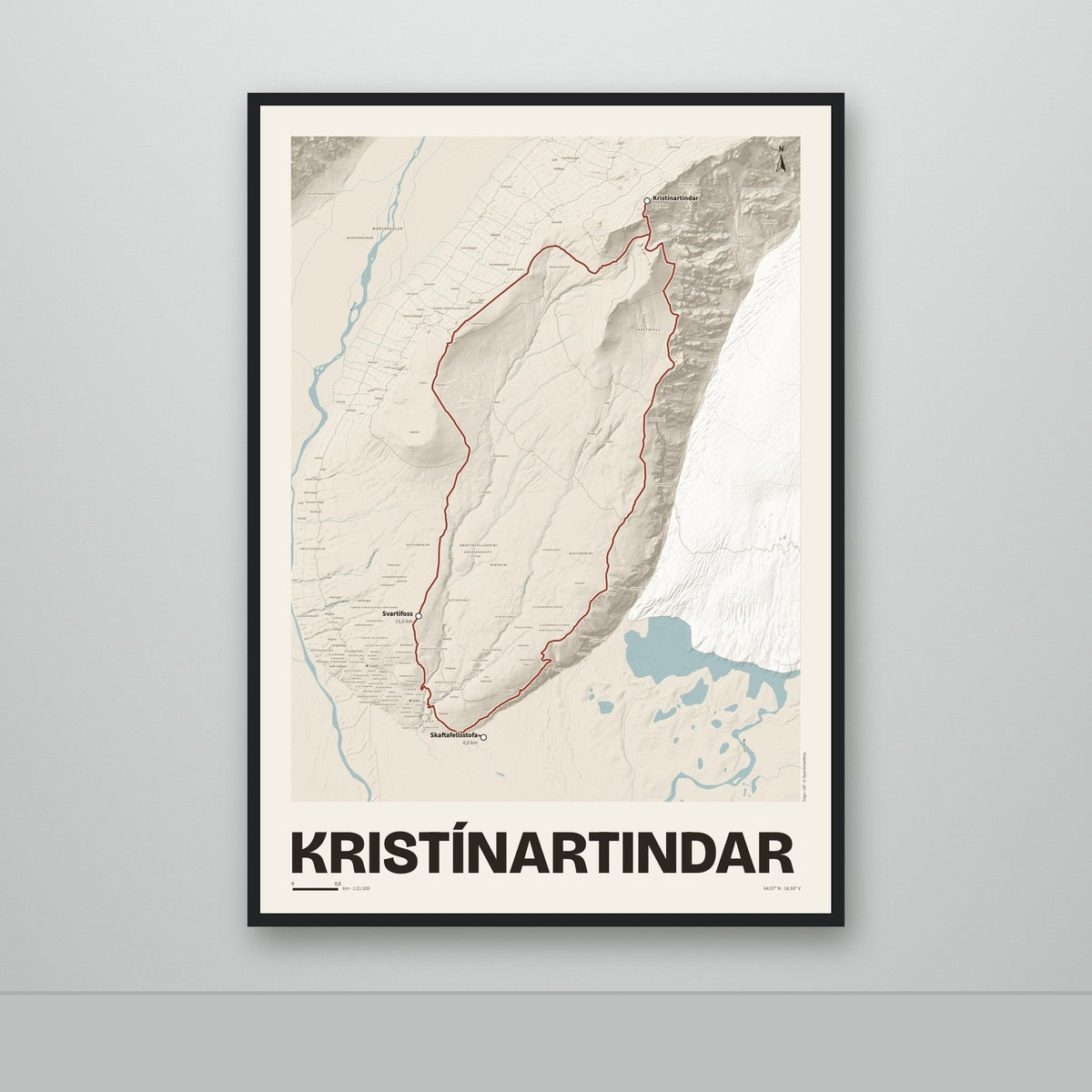 Kristínartindar – Sandur, rauður