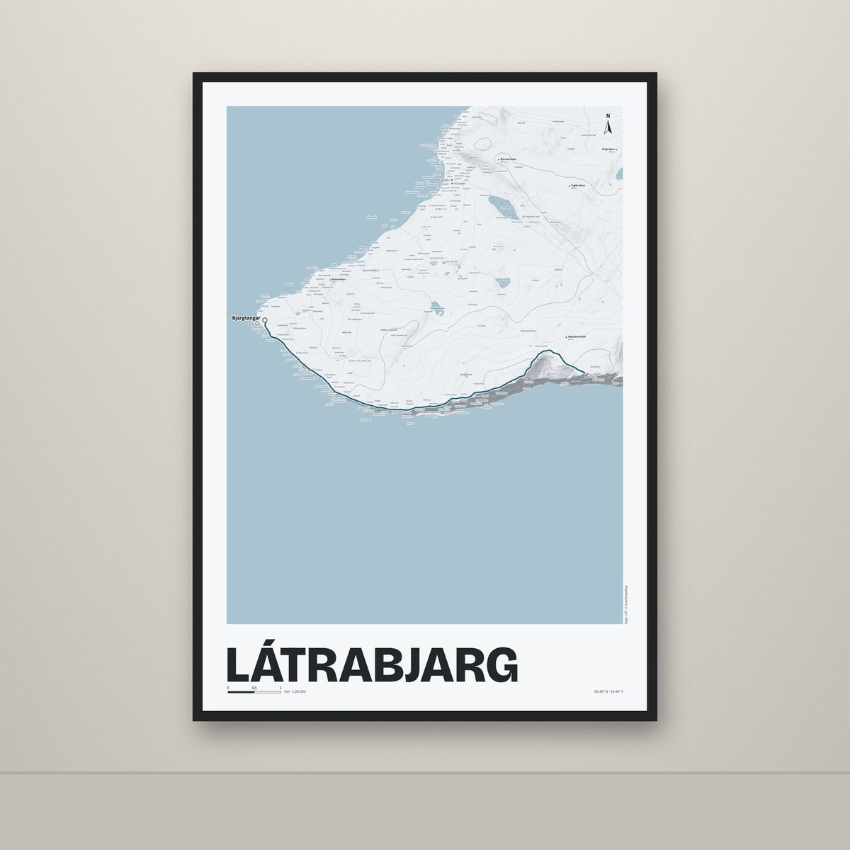 Látrabjarg – Ljóst, blár