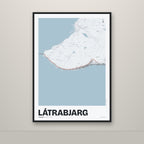 Látrabjarg – Ljóst, rauður