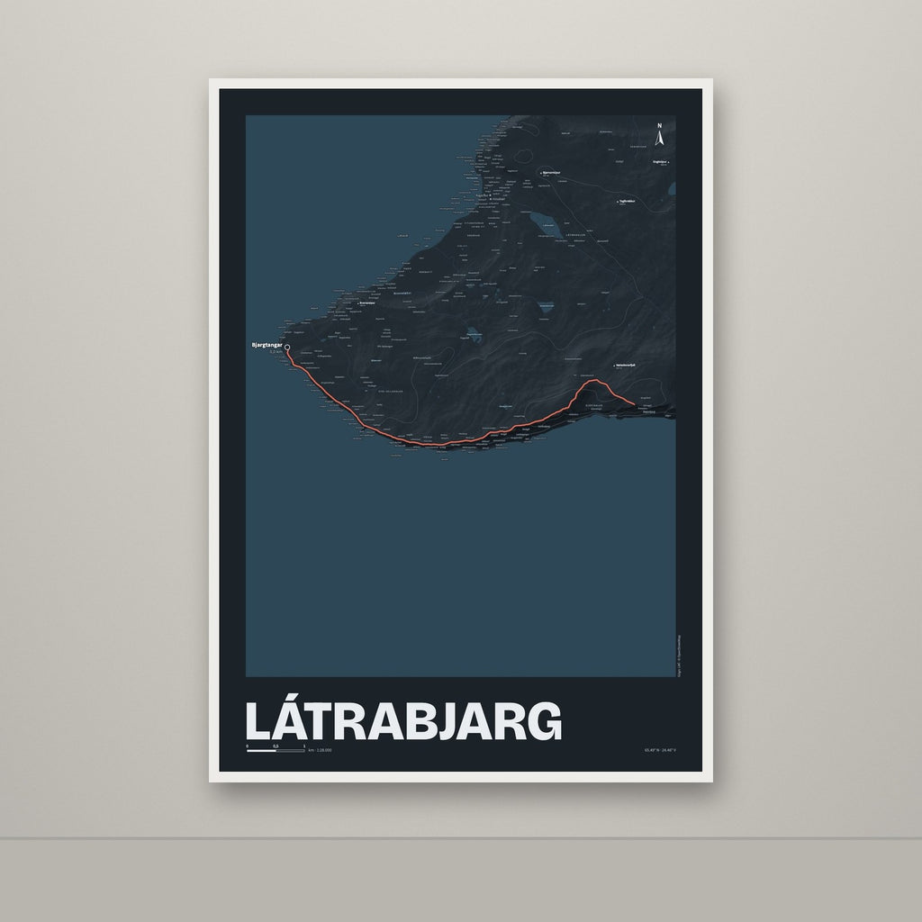 Látrabjarg – Nótt, rauður