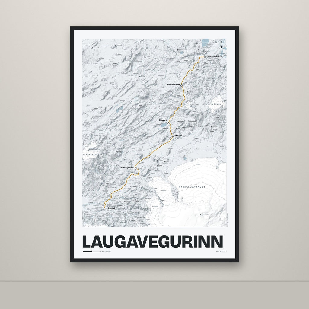 Laugavegurinn – Ljóst, okkurgulur