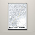 Laugavegurinn – Ljóst, okkurgulur