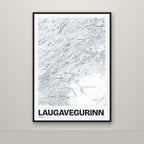 Laugavegurinn – Ljóst, okkurgulur