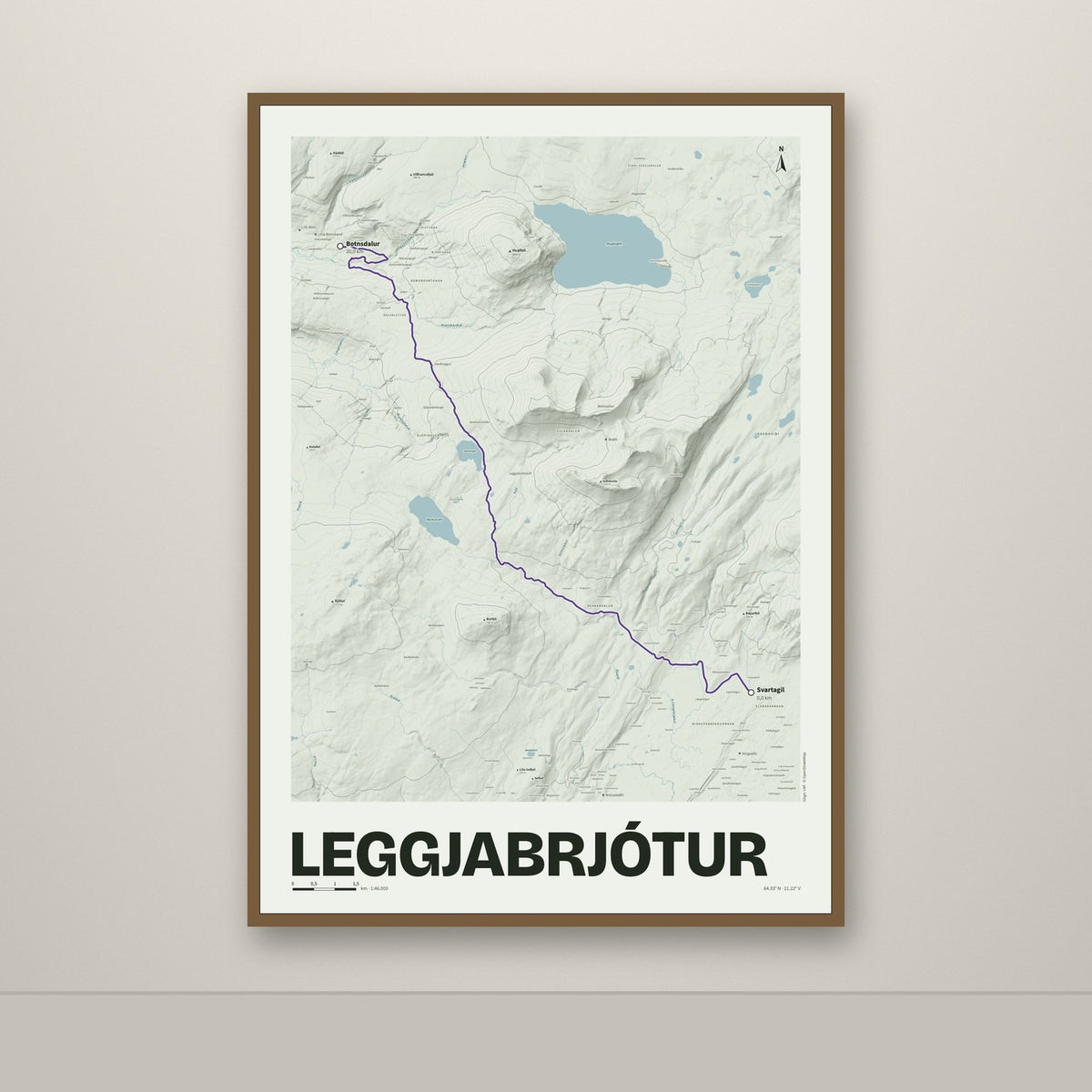 Leggjabrjótur – Mosi, lúpínufjólublár