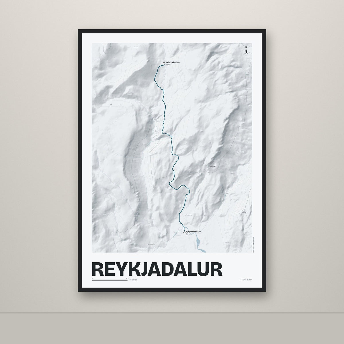 Reykjadalur – Ljóst, blár