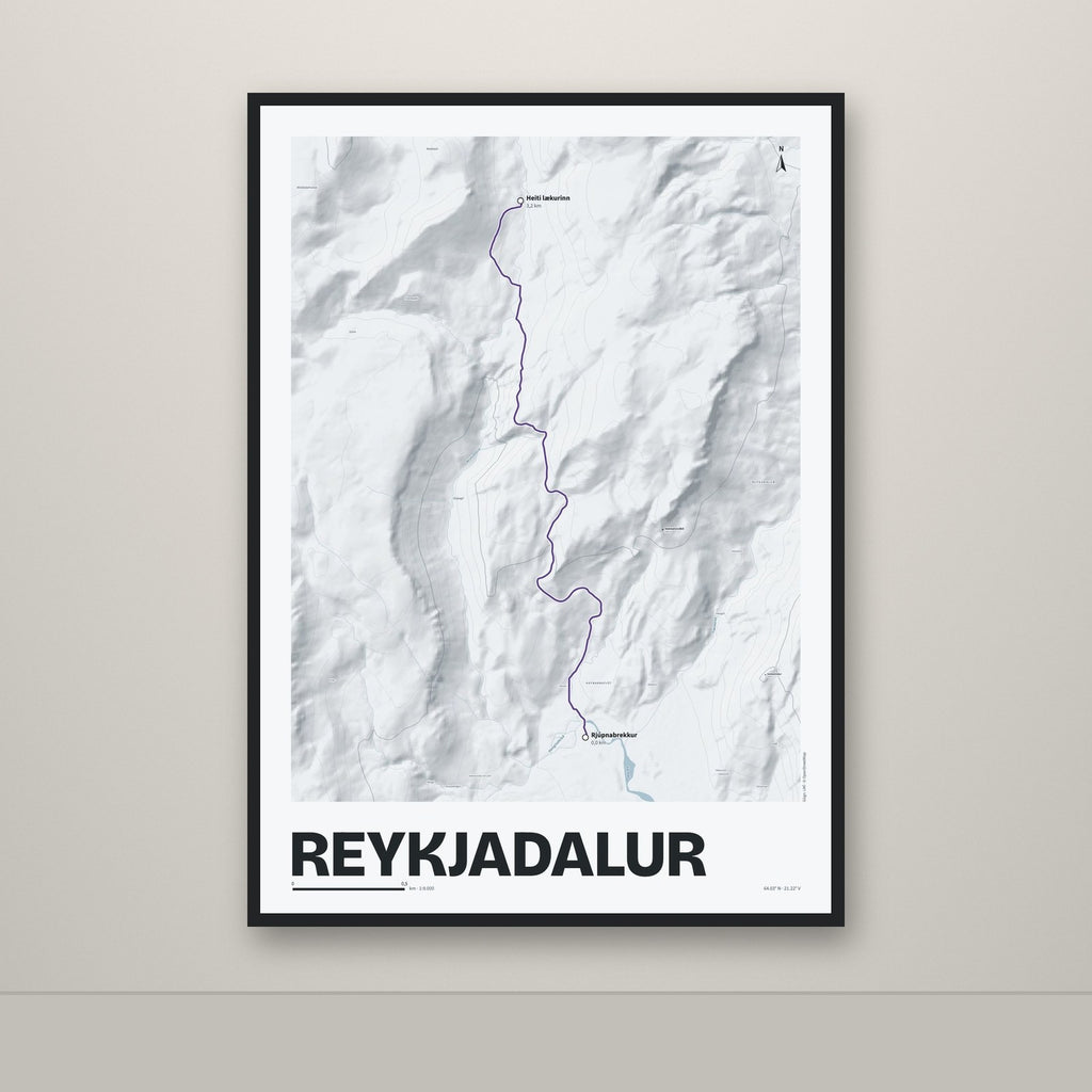 Reykjadalur – Ljóst, lúpínufjólublár