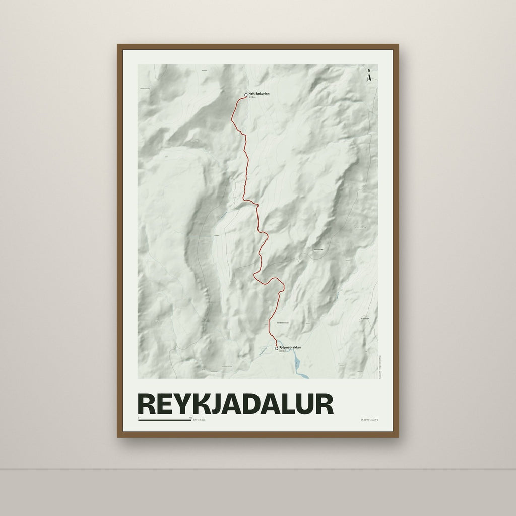 Reykjadalur – Mosi, rauður