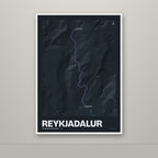 Reykjadalur – Nótt, lúpínufjólublár