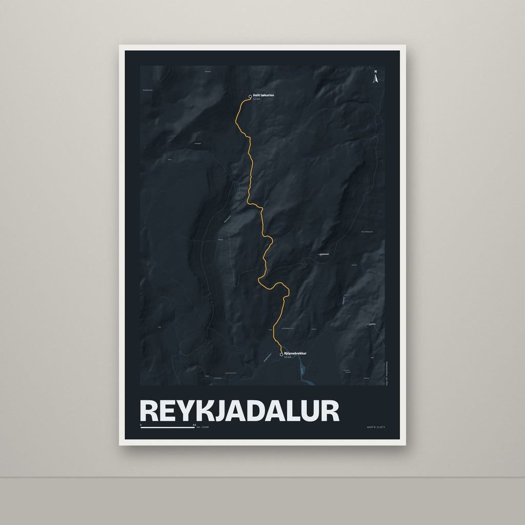 Reykjadalur – Nótt, okkurgulur