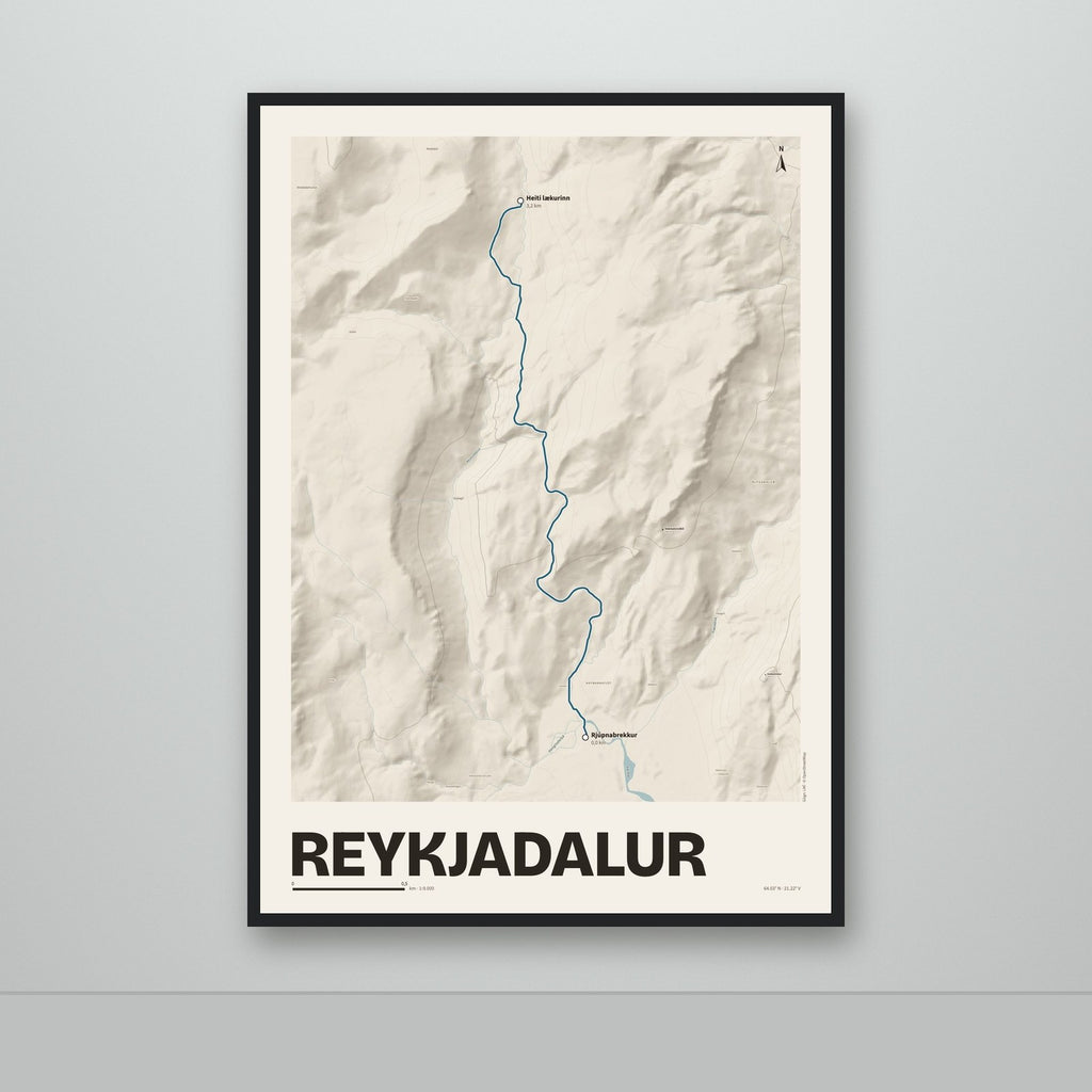 Reykjadalur – Sandur, blár