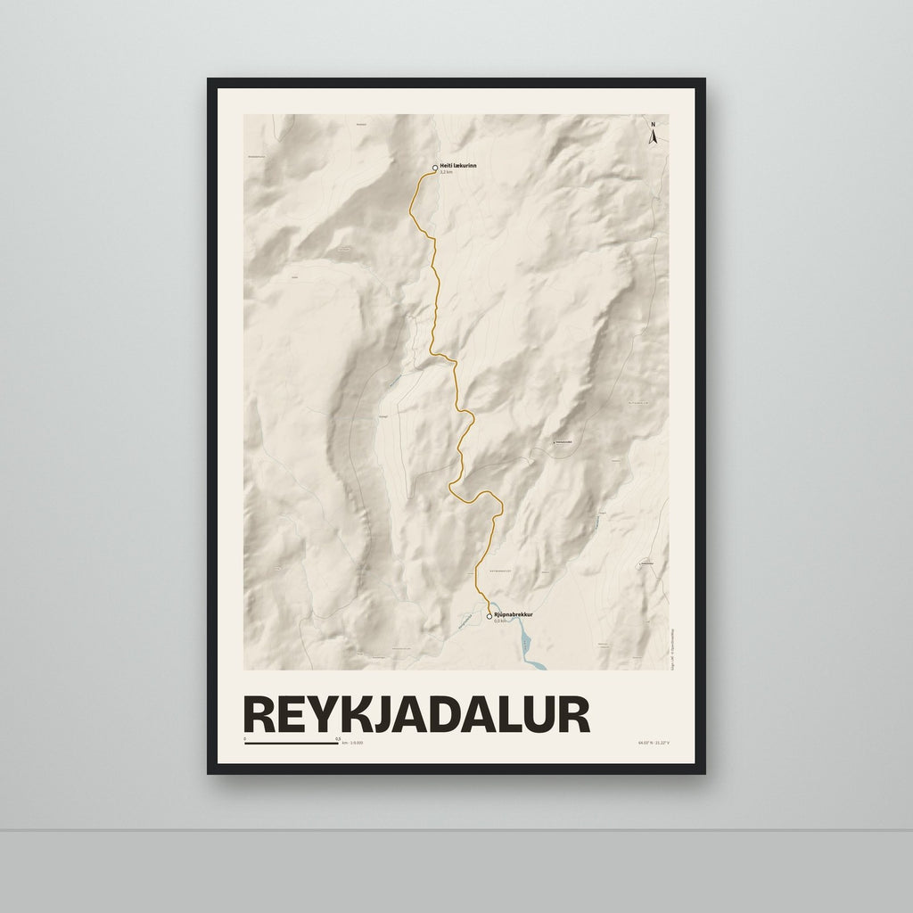 Reykjadalur – Sandur, okkurgulur
