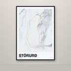 Stórurð – Ljóst, okkurgulur