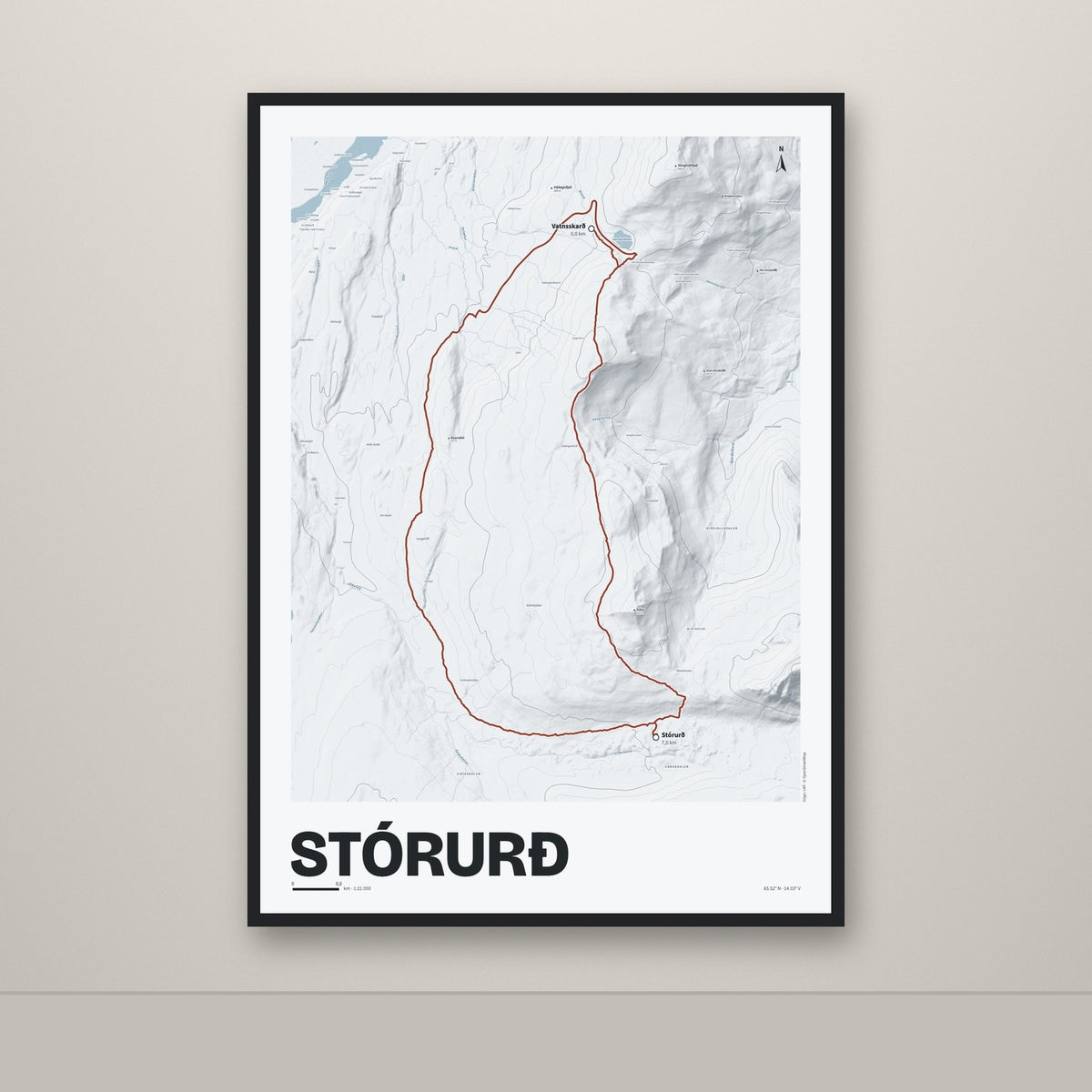 Stórurð – Ljóst, rauður