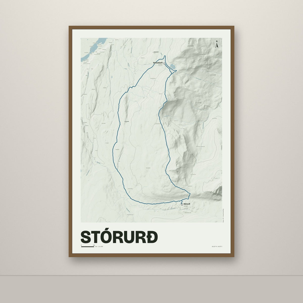 Stórurð – Mosi, blár