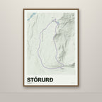 Stórurð – Mosi, lúpínufjólublár