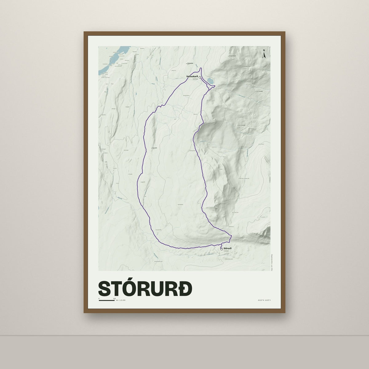 Stórurð – Mosi, lúpínufjólublár
