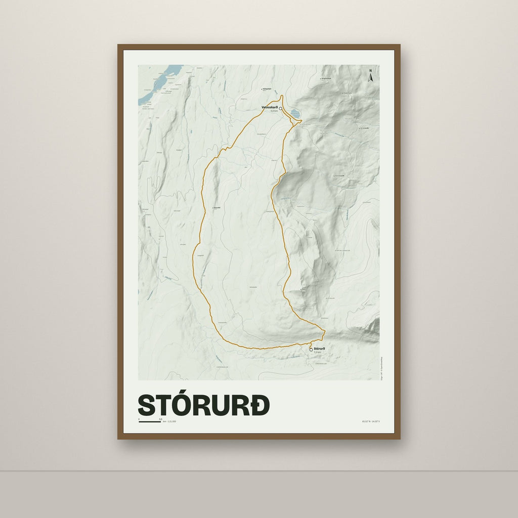 Stórurð – Mosi, okkurgulur