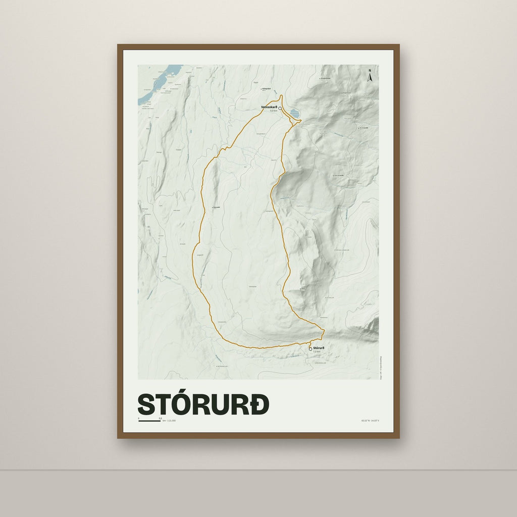 Stórurð – Mosi, okkurgulur